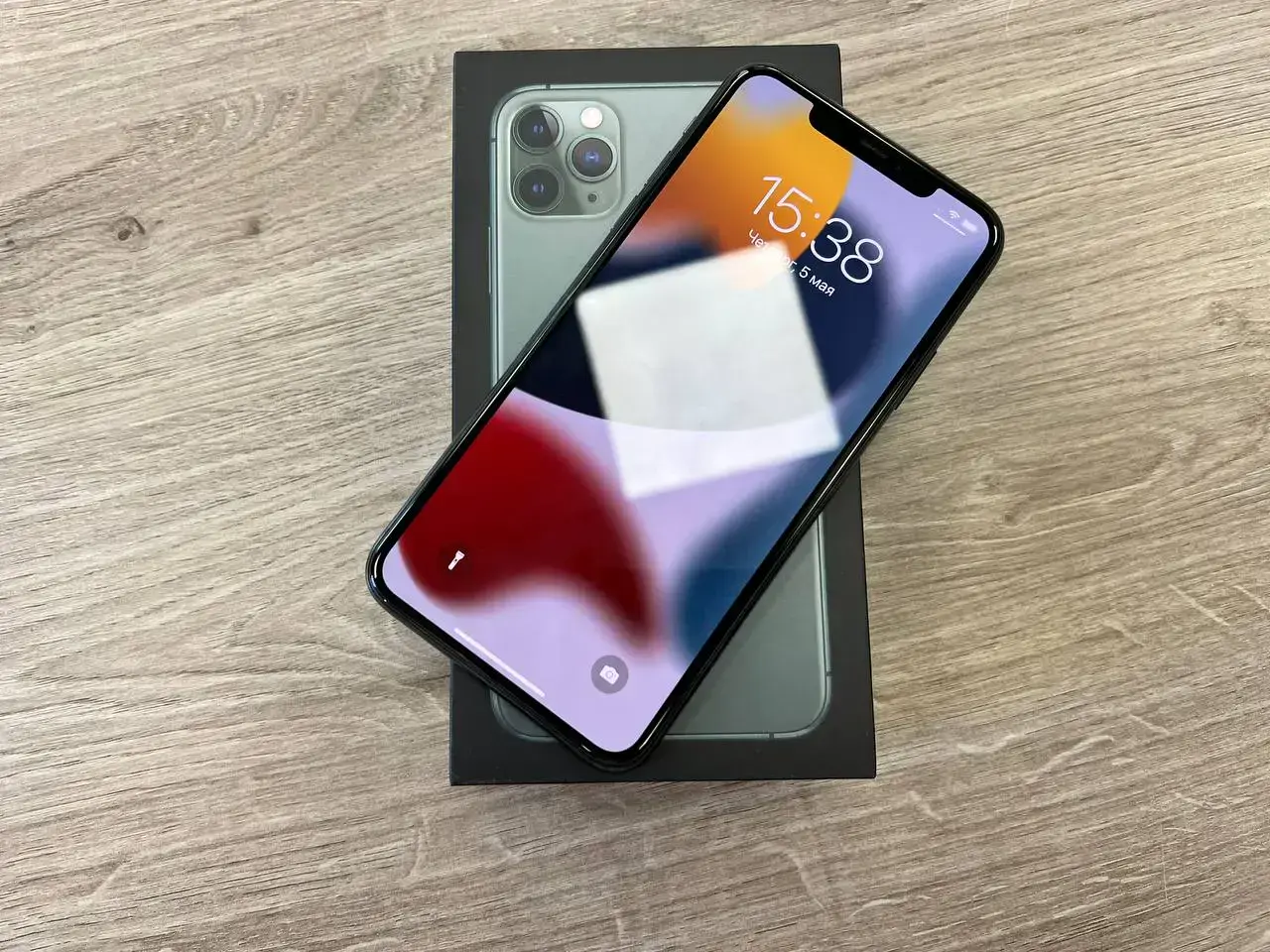 USED (IP0025) Apple iPhone 11 Pro Max Dual Sim 64GB Midnight Green (MWF02), (Стан - 9/10, Комплект - iPhone, коробка | гарантія - 1 міс.)